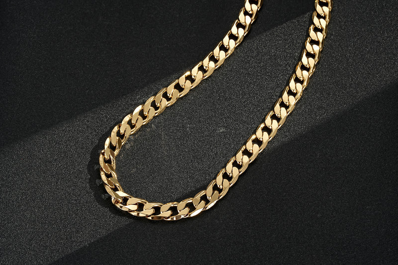 12MM Classic Gold Cuban Curb Set - Image 3