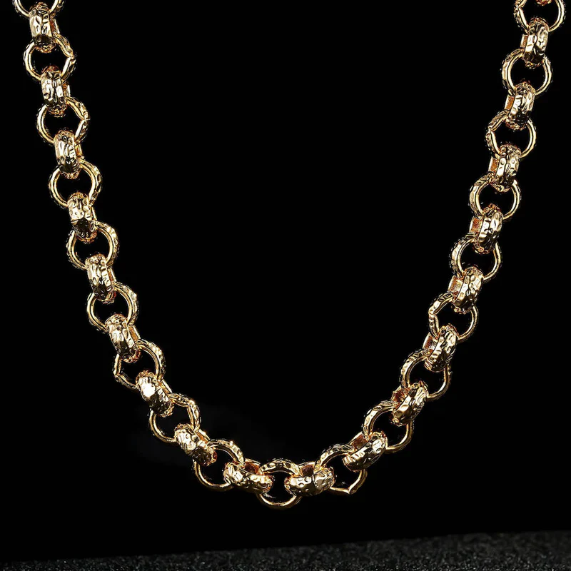 12MM DIAMOND CUT PATTERN BELCHER CHAIN - Image 3
