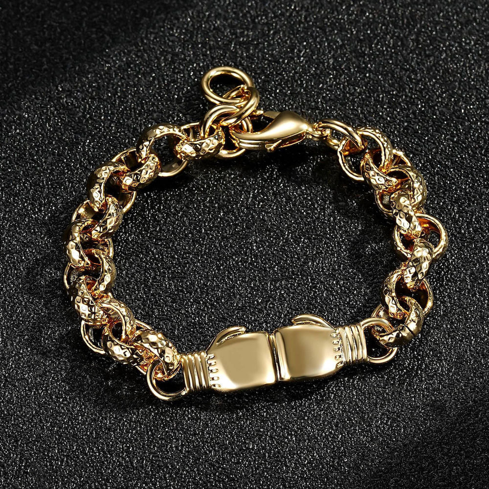 DOUBLE BOXING GLOVE BELCHER BRACELET - Image 3