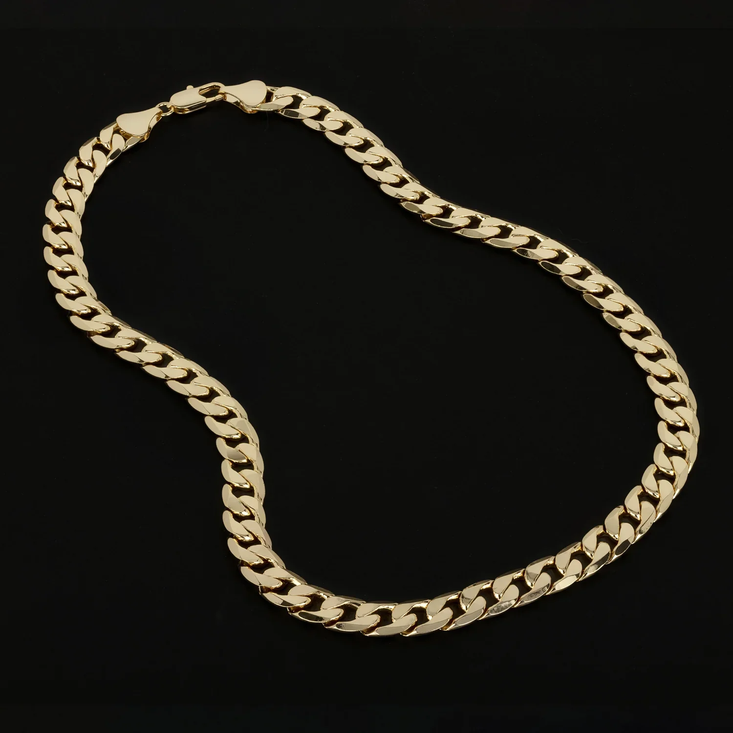 Luxury Gold 12mm Cuban Curb Chain - Image 4