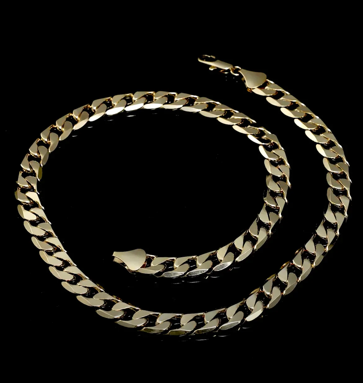 Luxury Gold 12mm Cuban Curb Chain - Image 5